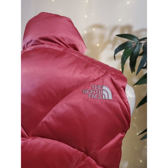 The North Face Aconcagua 550 Nuptse Goose Down Puffer Vest Womens Size XS Pink - Picture 8 of 16